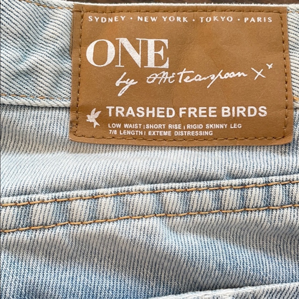 ONE Teaspoon Trashed Free Bird jeans - Picture 5 of 6